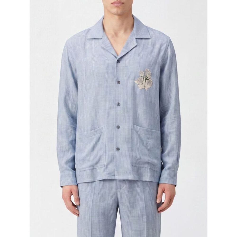 Baziszt Shirt Men Blue